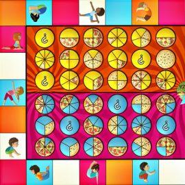 fraction pizza games
