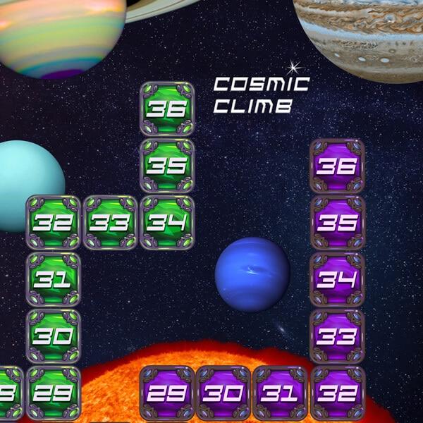 Cosmic Climb Differentiated Math Game