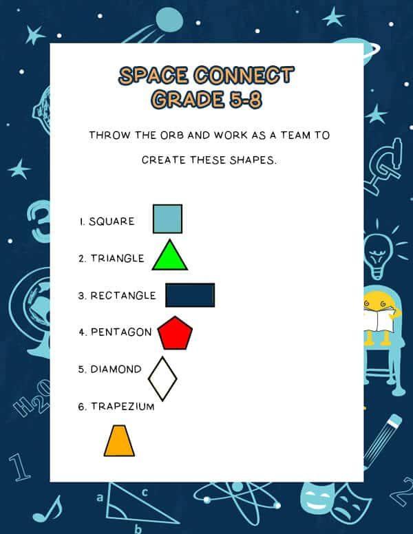 space connect shape challenge