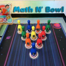 Bowling math games mat