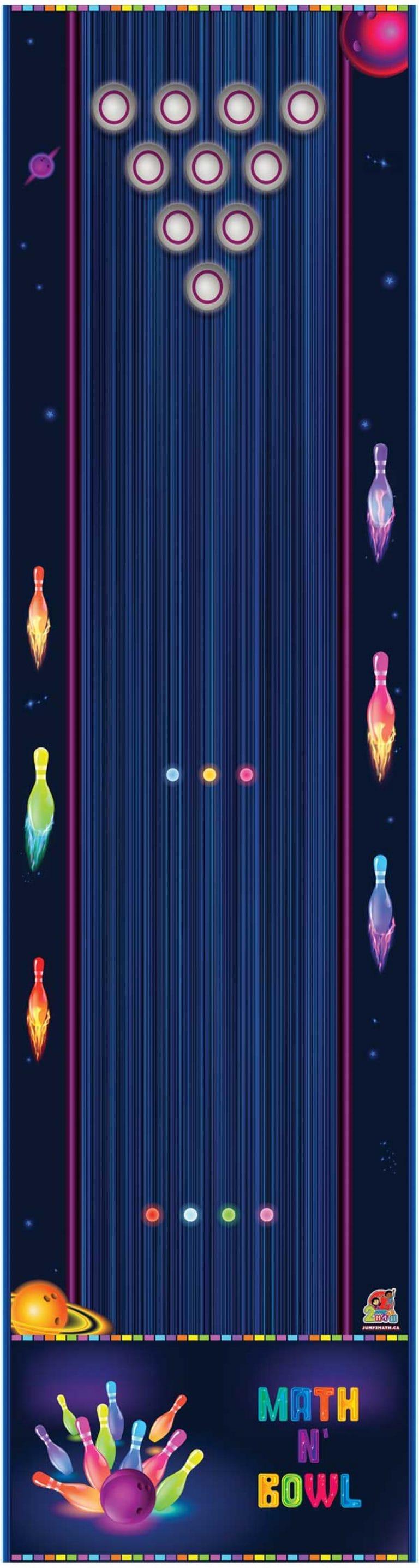 Bowling Math Games Neon Jump2Math Sensory Paths & Physical Math