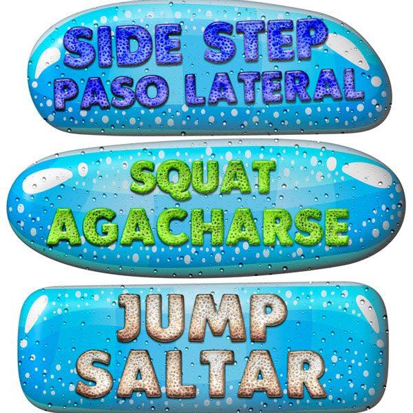 sensory path stickers