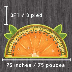Floor Protractor Door Mat | Jump2Math Sensory Paths & Physical Math