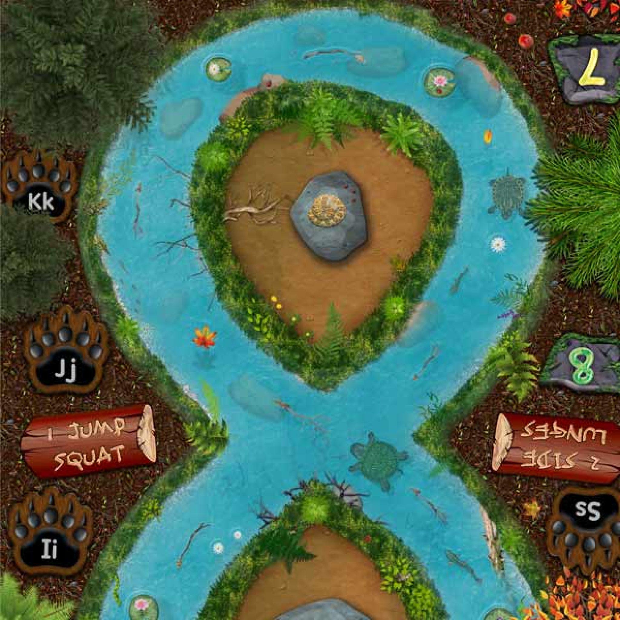 Going On A Bear Walk Portable Sensory Path | Jump2Math Sensory Paths